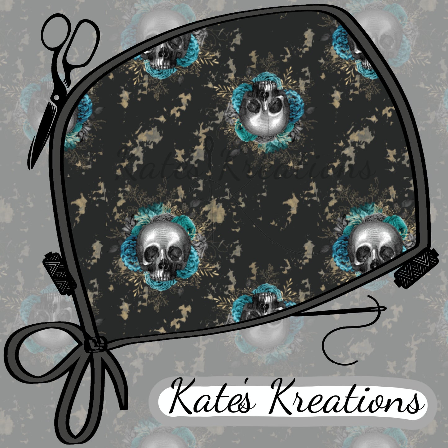Turquoise Skulls
