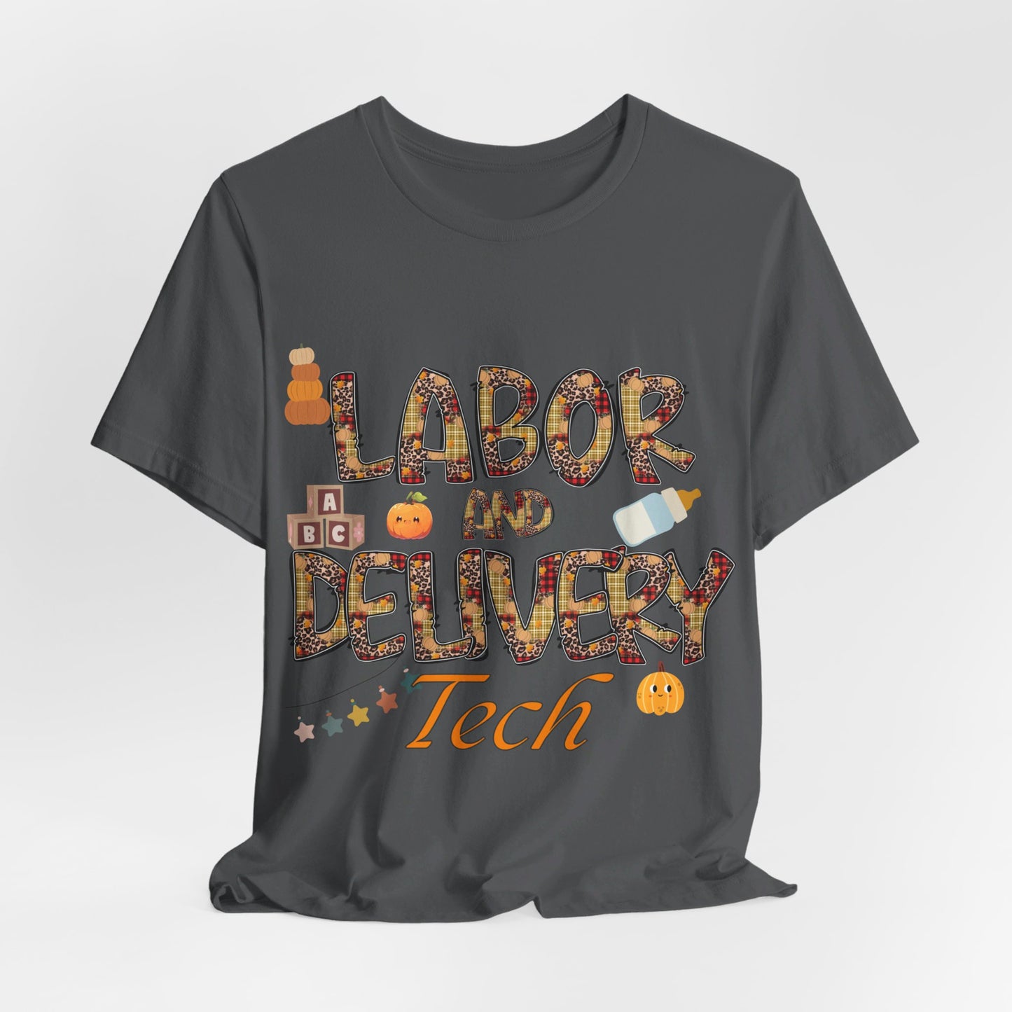Unisex Jersey Short Sleeve Tee- Fall Labor And Delivery Tech