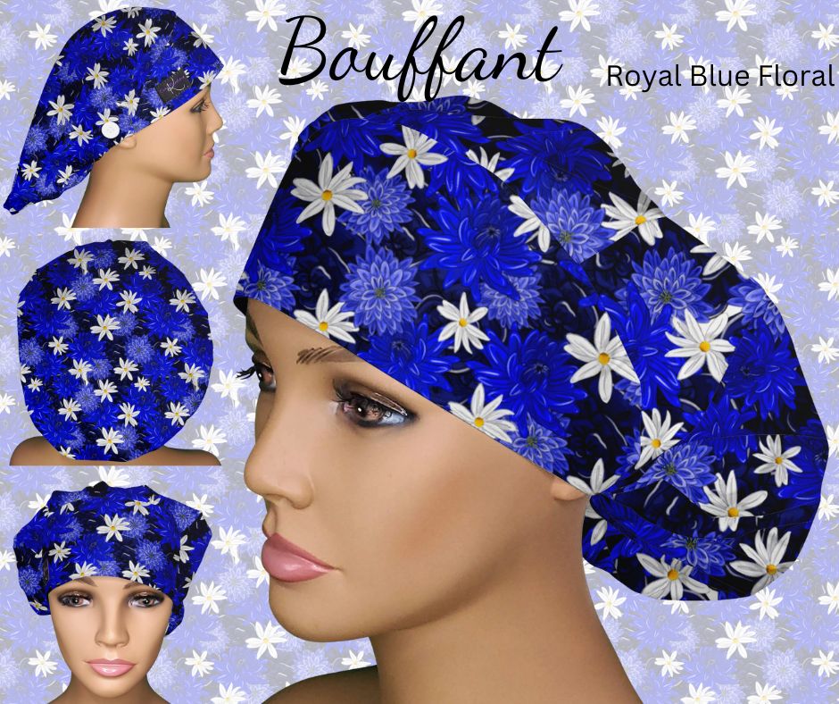 Royal Blue Floral