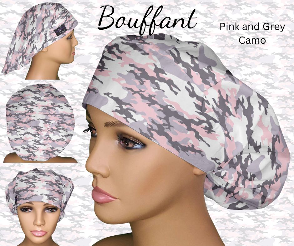 Pink and Grey Camo