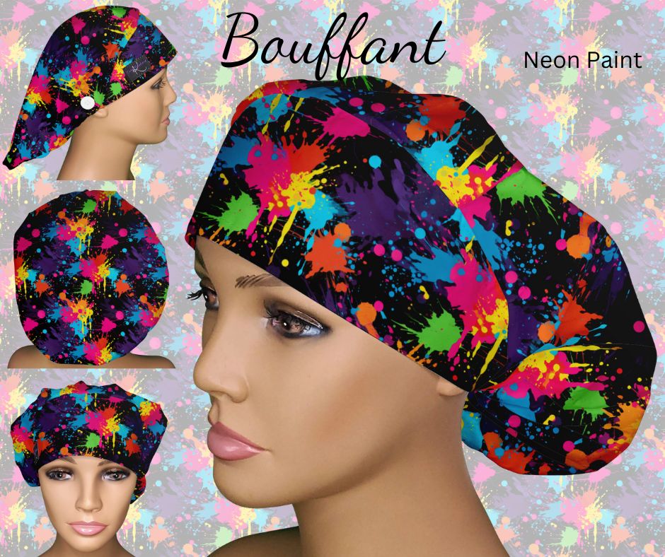 Neon Paint Splatter