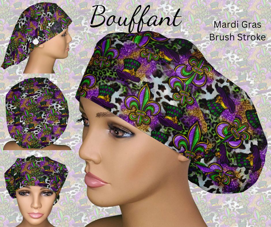 Mardi Gras Brush Strokes