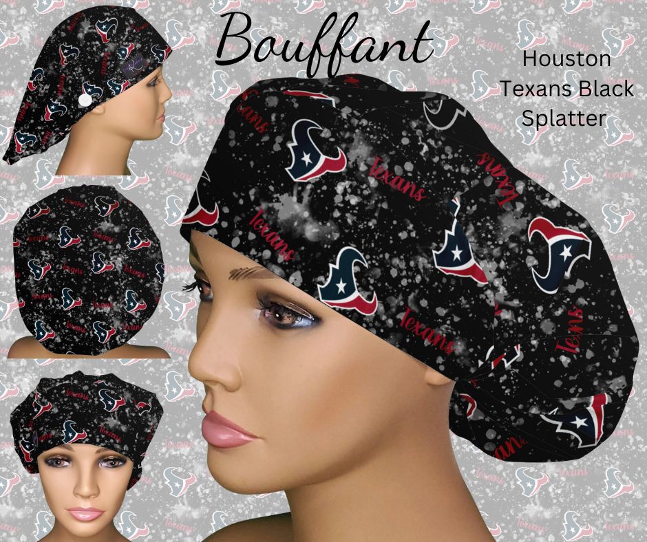 Houston Texans Black Splatter