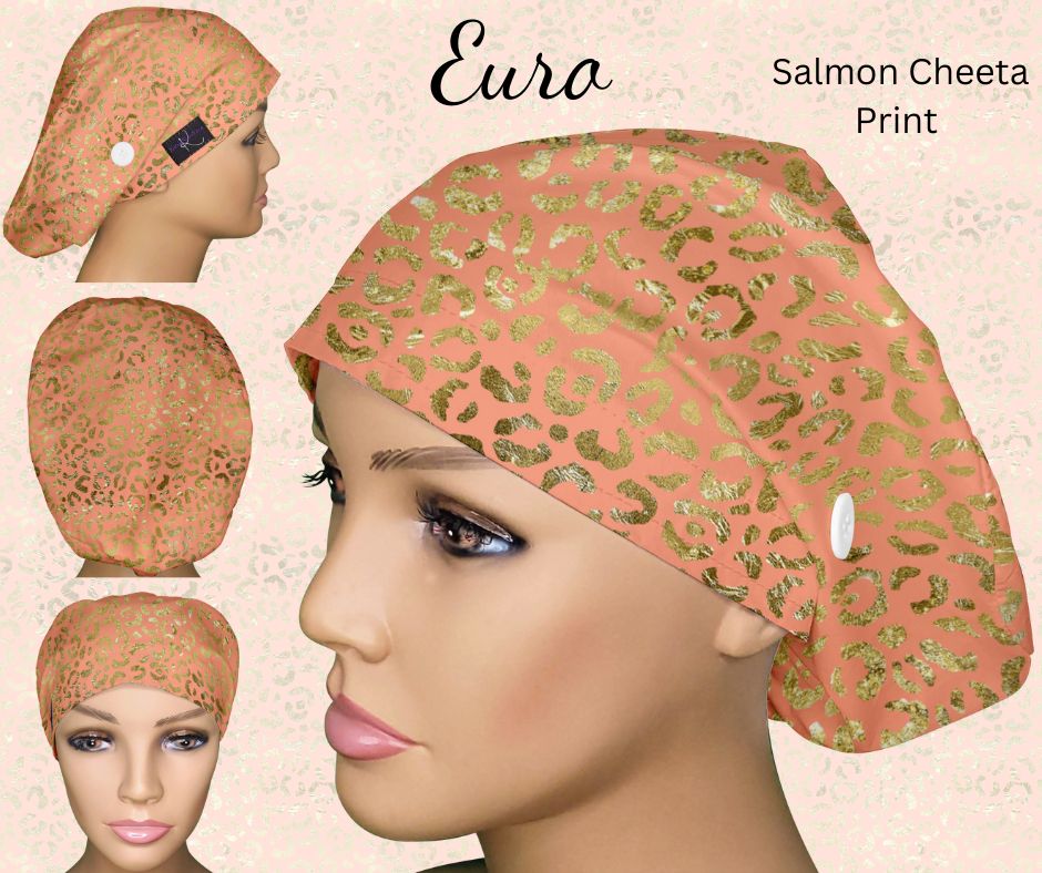 Salmon Cheeta Print