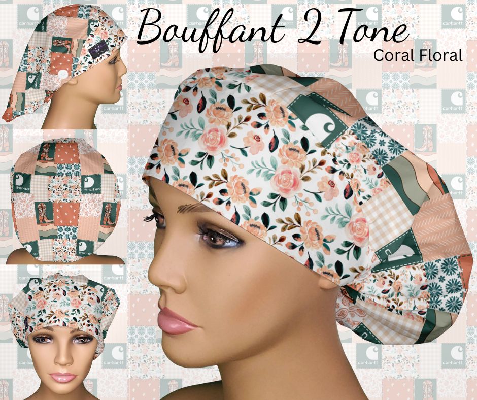 2 Tone Coral Florals
