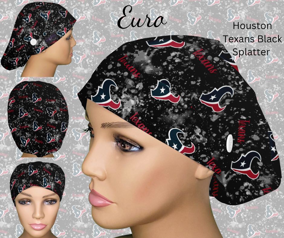Houston Texans Black Splatter