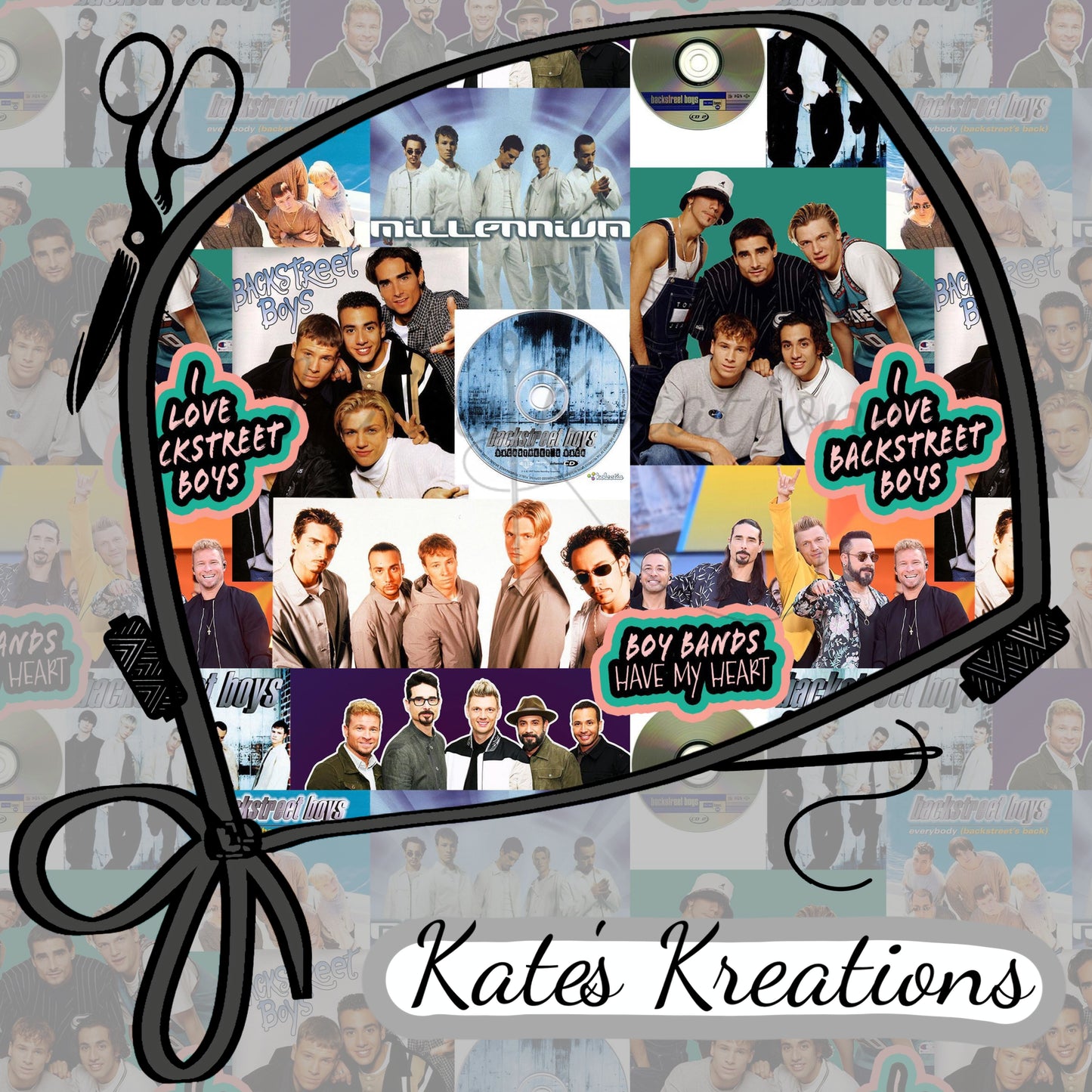 Backstreet Boys Low-Tie Surgeon Scrub Cap