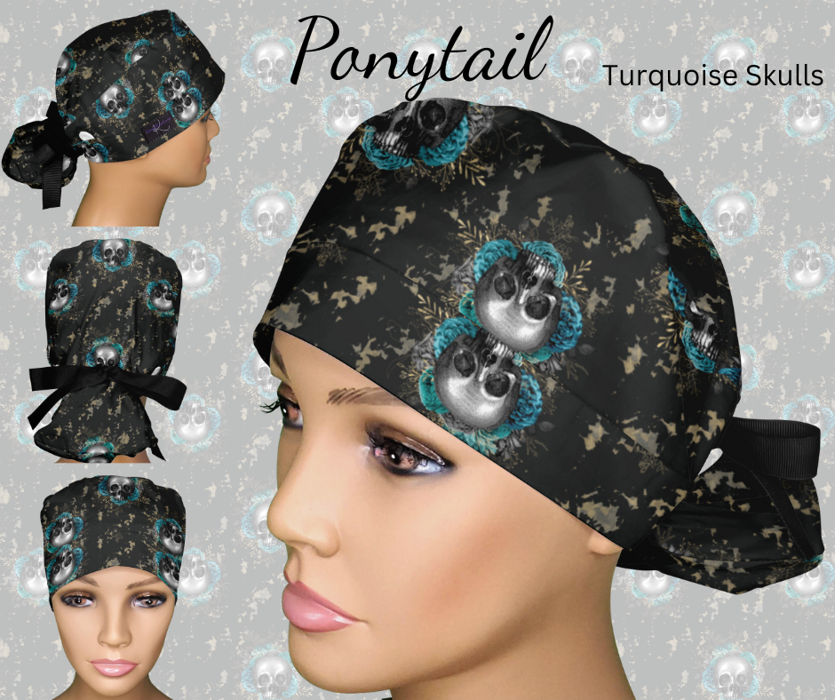 Turquoise Skulls