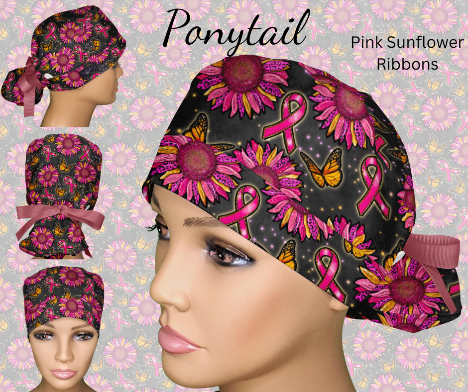 Pink Sunflower Ribbons