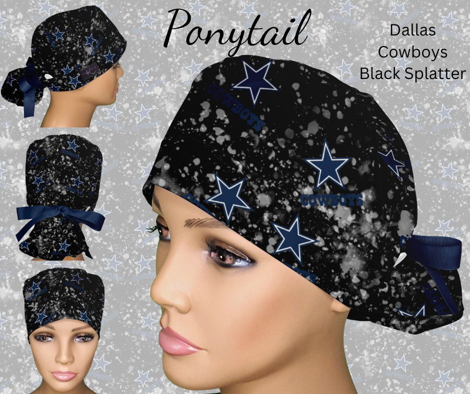 Dallas Cowboys Black Splatter