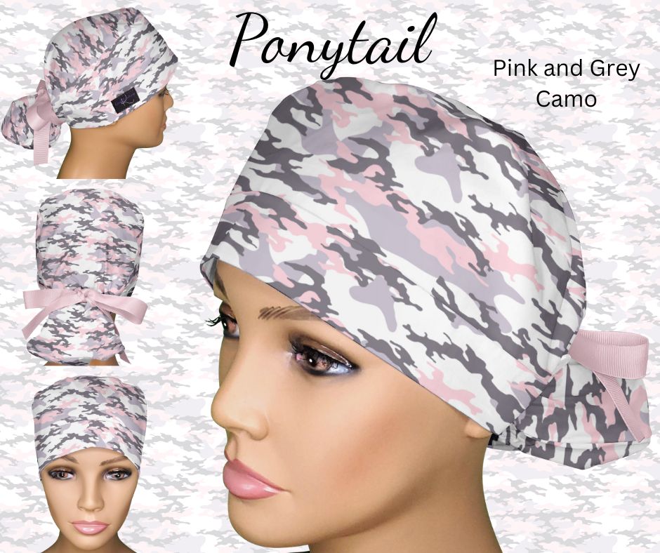 Pink and Grey Camo