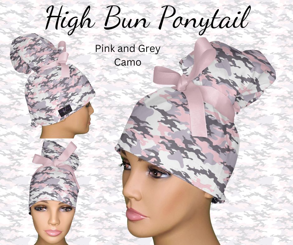 Pink and Grey Camo