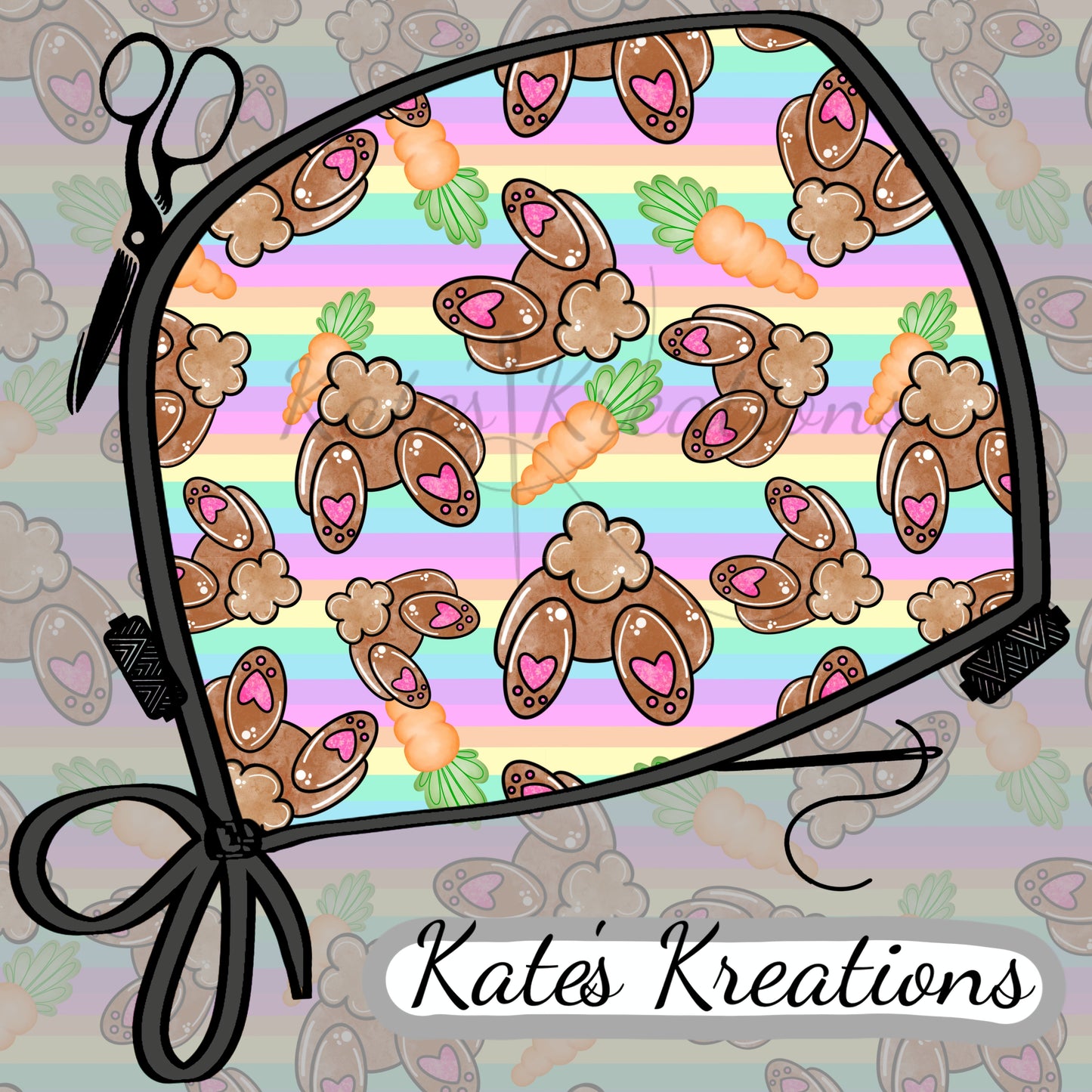 Bunny Butts Surgeon Scrub Cap
