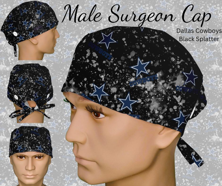 Dallas Cowboys Black Splatter