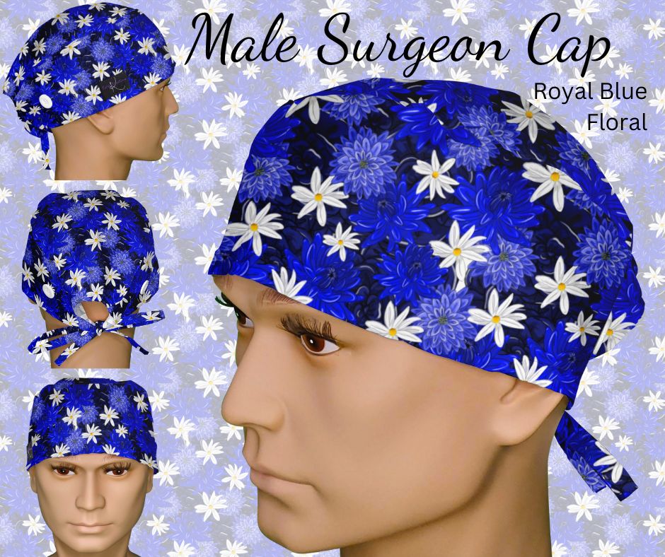 Royal Blue Floral