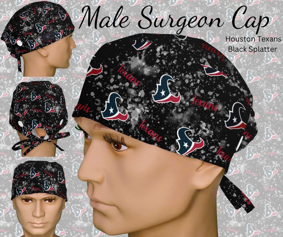Houston Texans Black Splatter