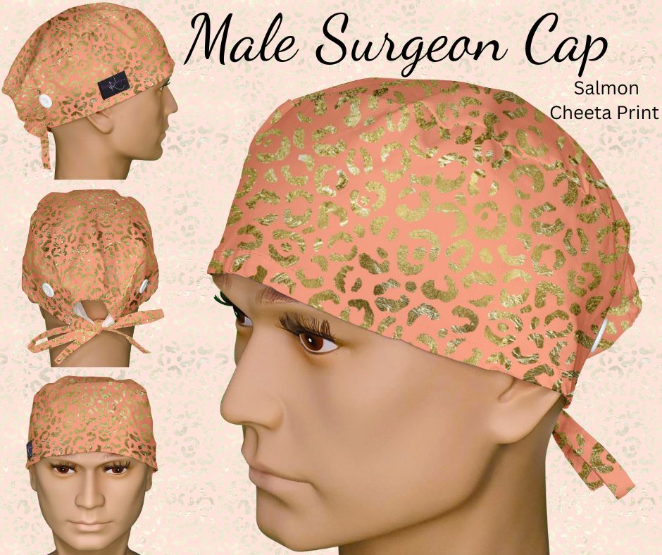 Salmon Cheeta Print