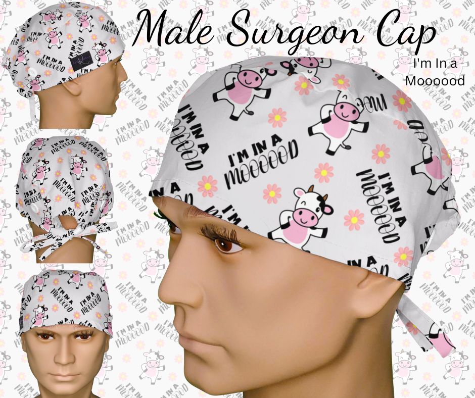 I'm In A Moooood Scrub Hat