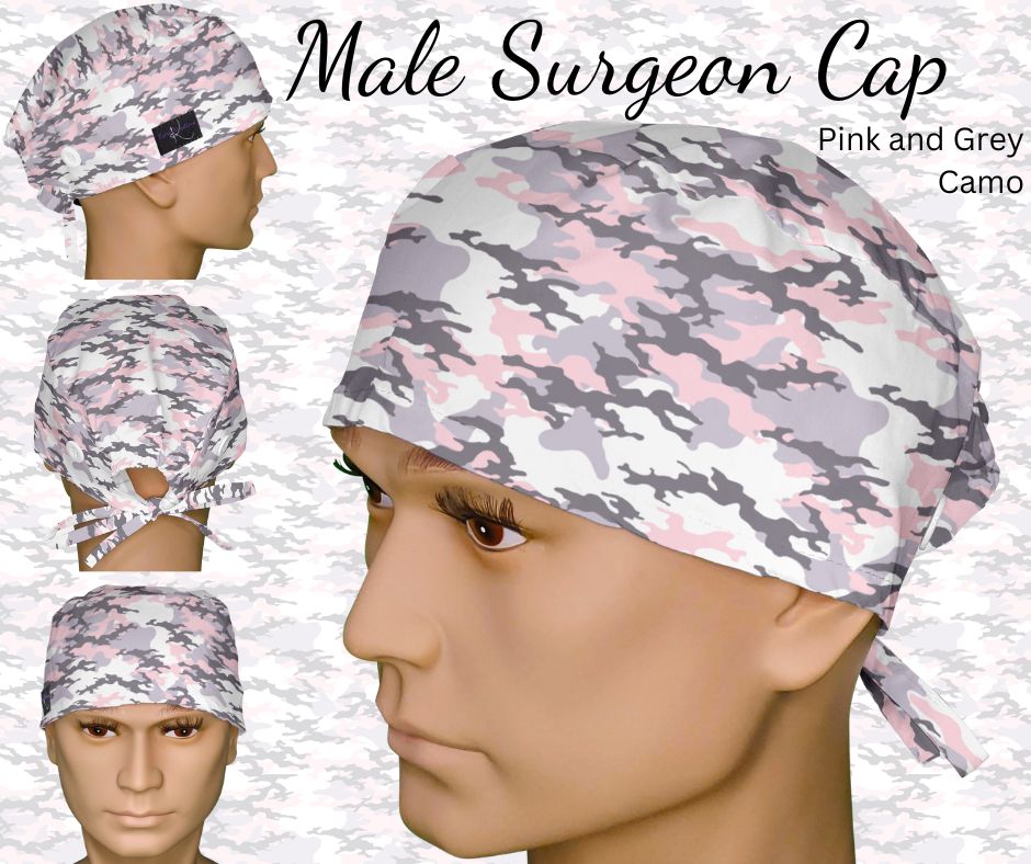 Pink and Grey Camo