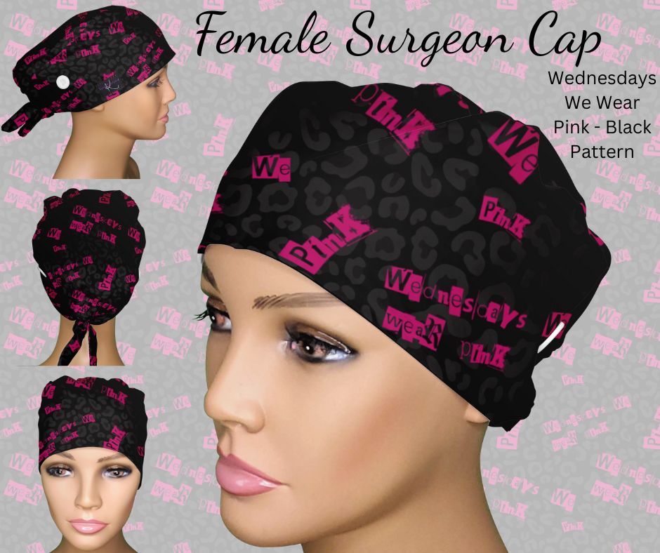 Wednesdays We Wear Pink (black leopard pattern)