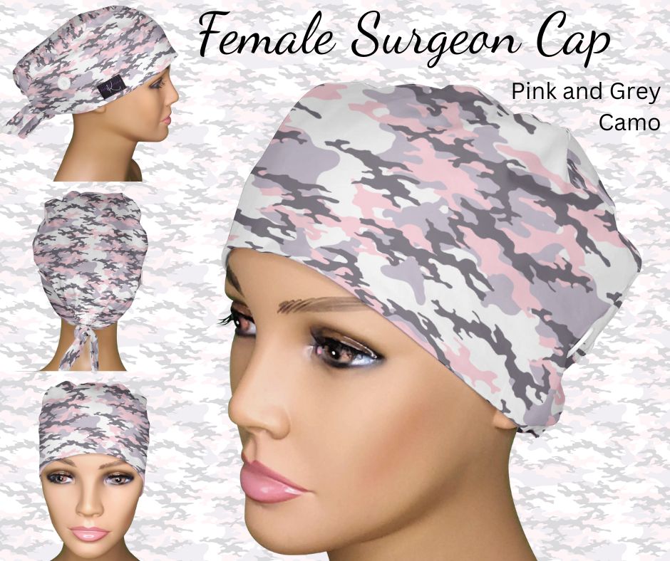 Pink and Grey Camo