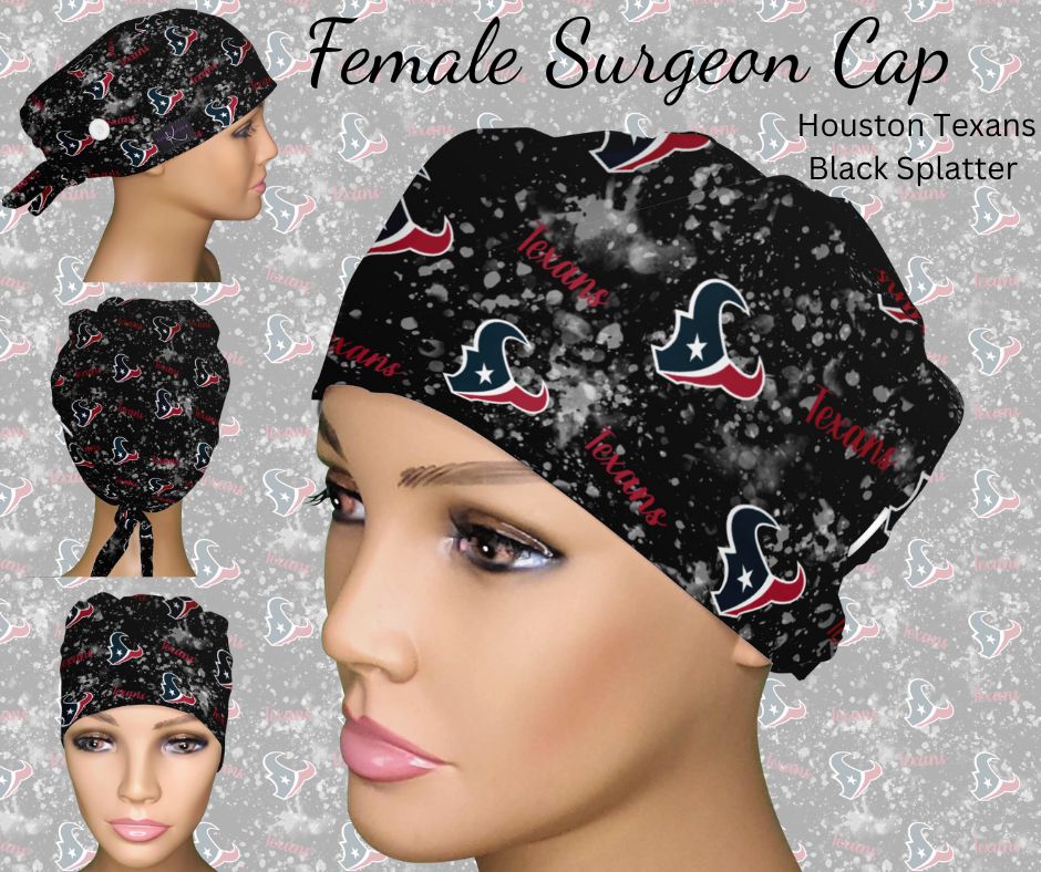 Houston Texans Black Splatter