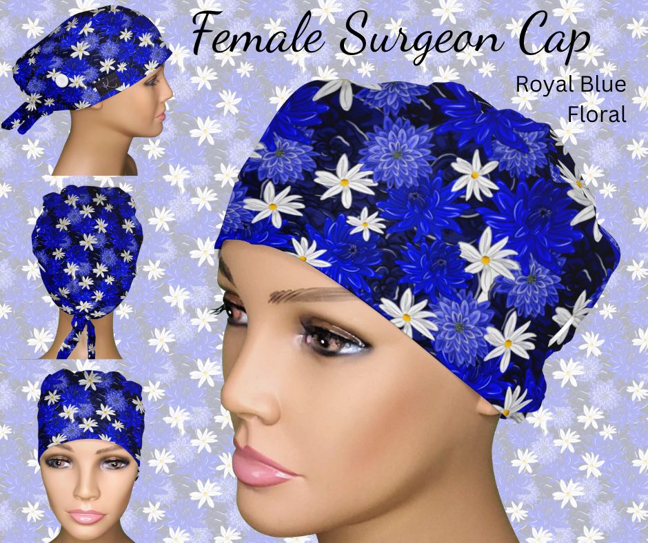 Royal Blue Floral