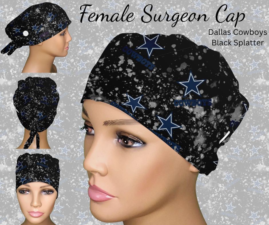 Dallas Cowboys Black Splatter