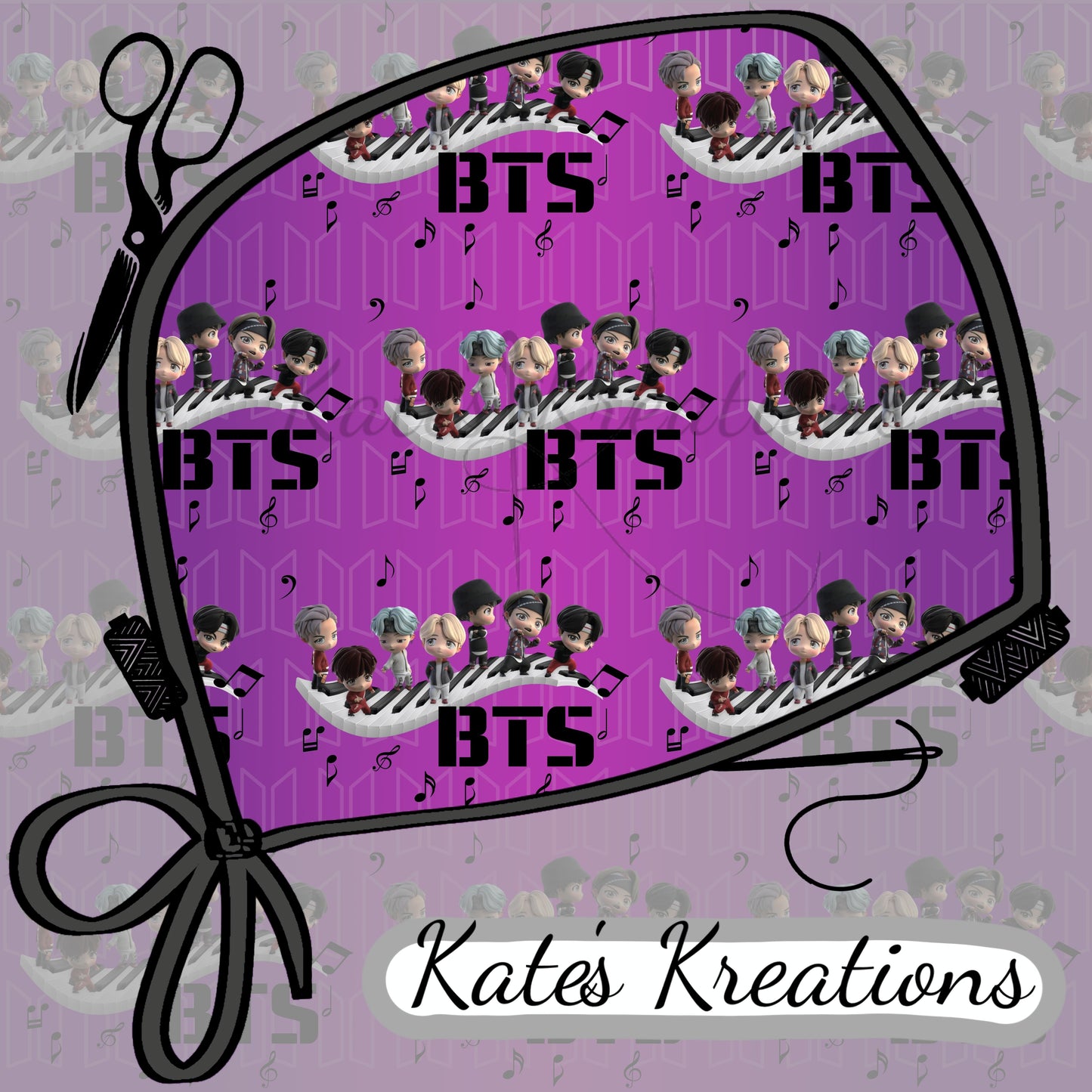 BTS K-Pop Euro Scrub Cap