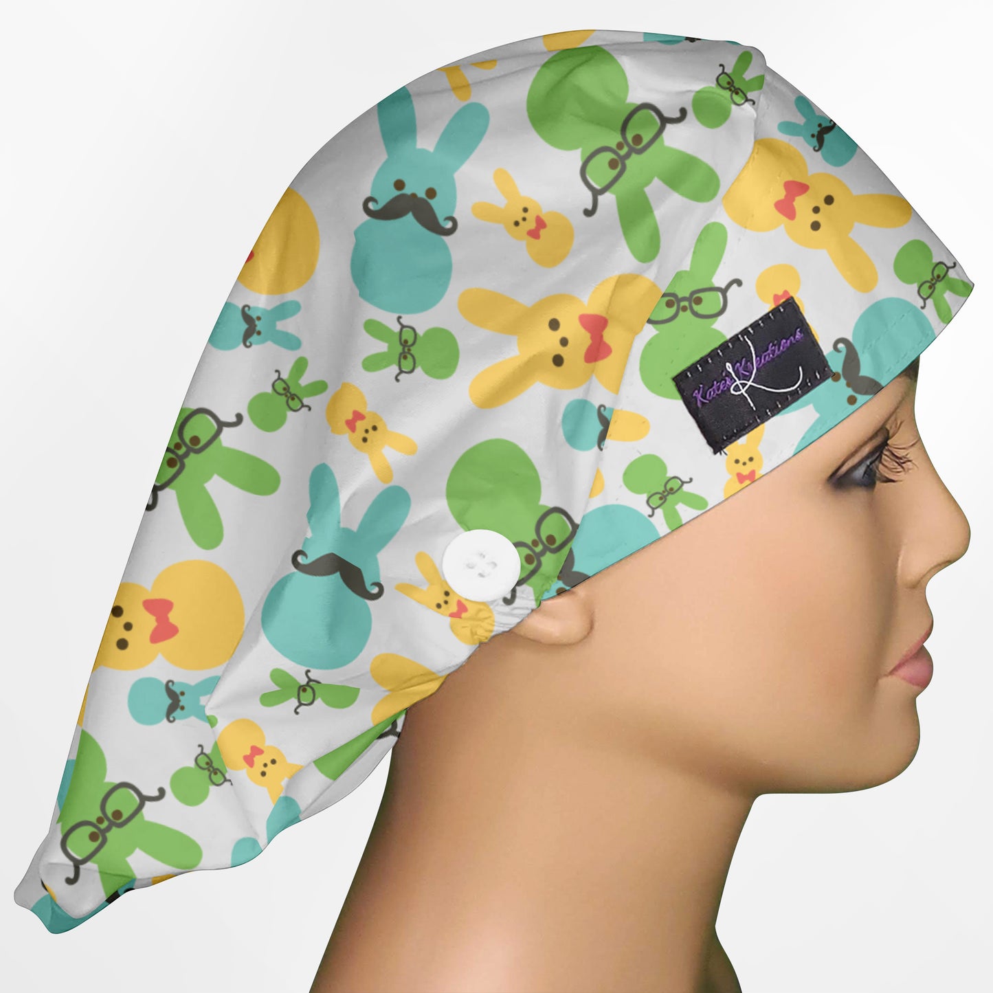 Easter Peeps Bouffant Scrub Cap