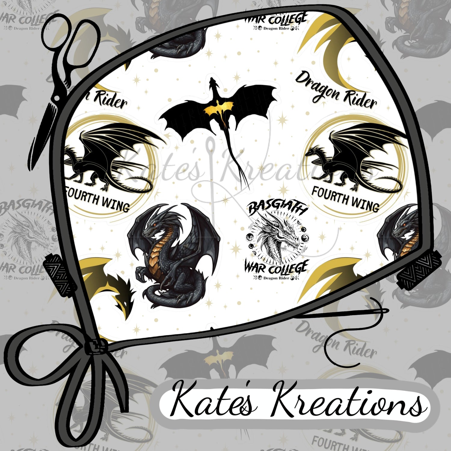 4th Wing Surgical Scrub Caps