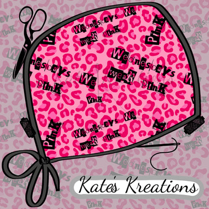 Wednesdays We Wear Pink Low-Tie Surgeon Scrub Cap