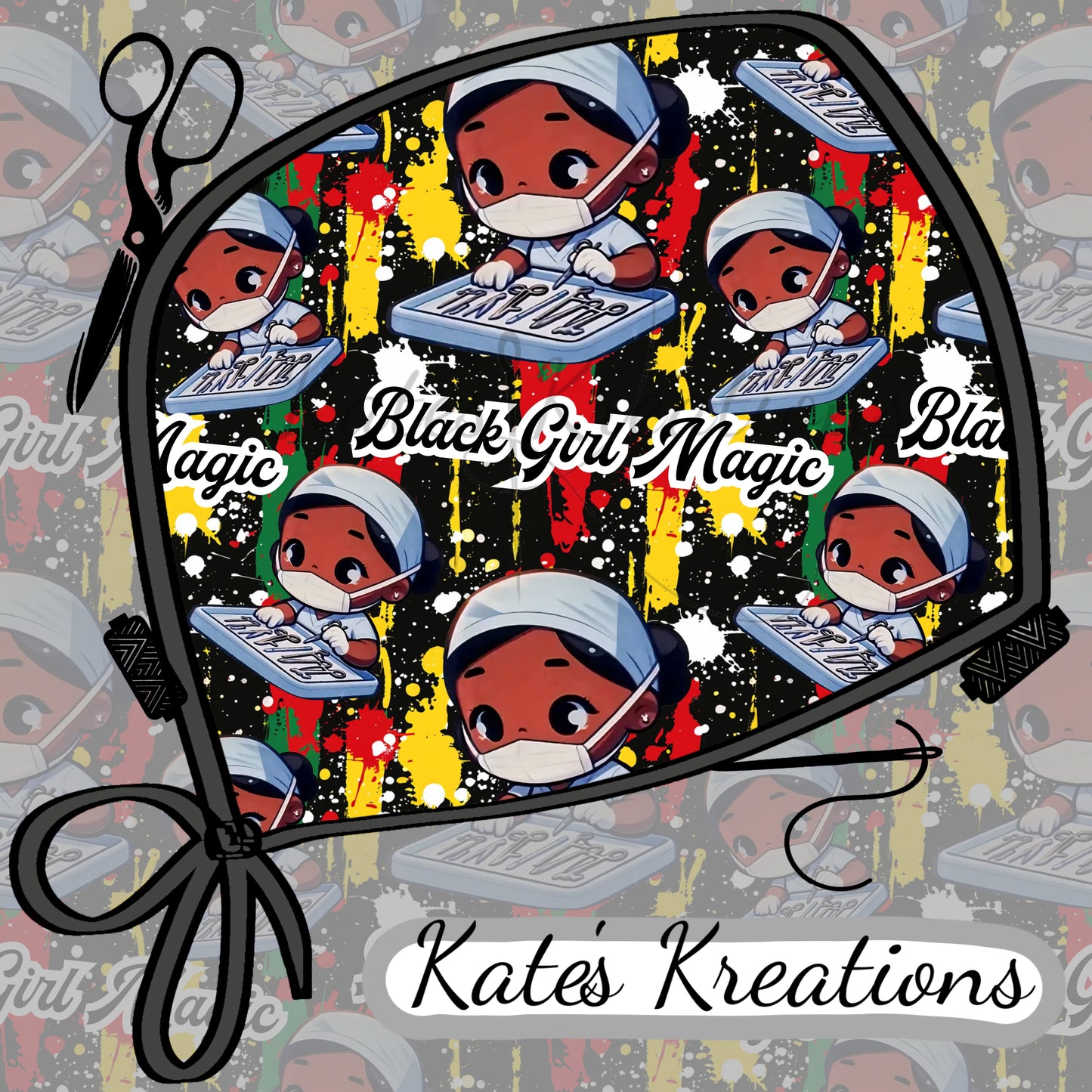 Black Girl Magic Surgical - Black