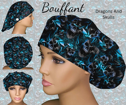 Dragons and Skulls Blue