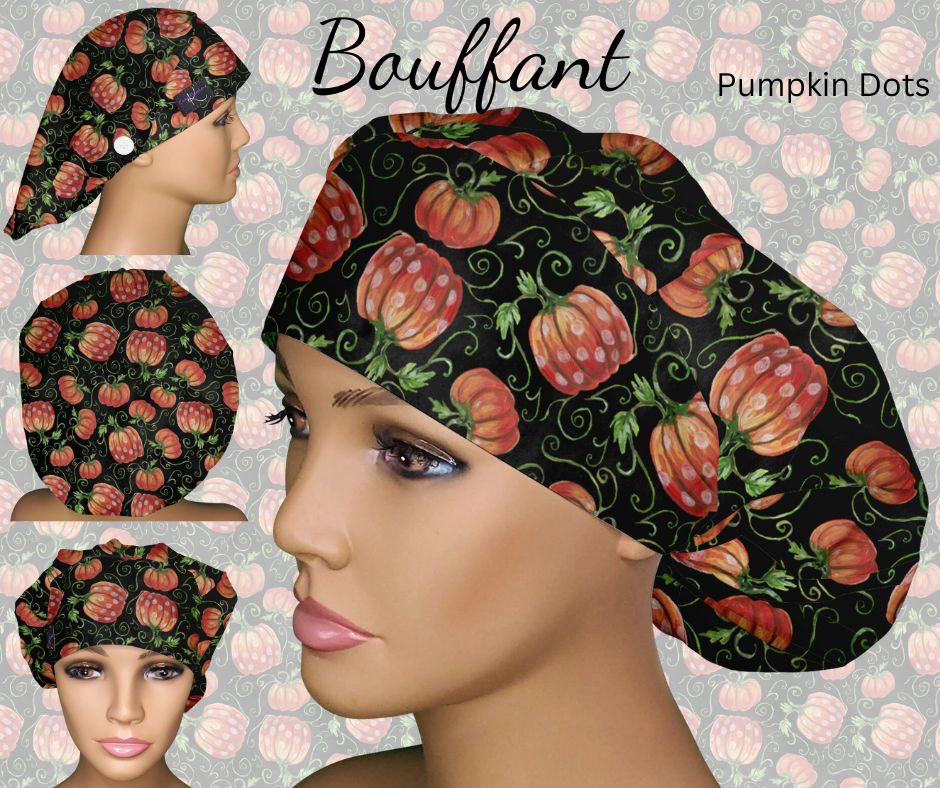 Pumpkin Dots Black