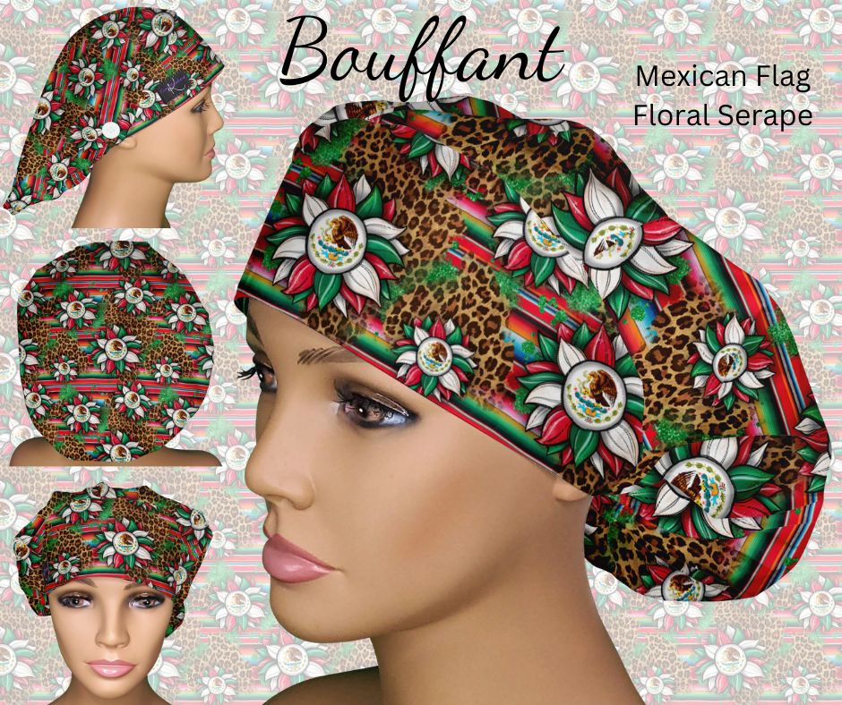 Mexican Floral Serape Flag
