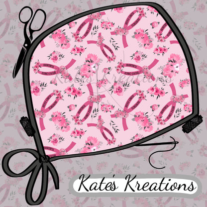 Pink Floral Ribbon