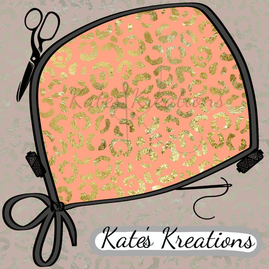 Salmon Cheeta Print