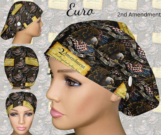 2nd Amendment Euro Scrub Cap