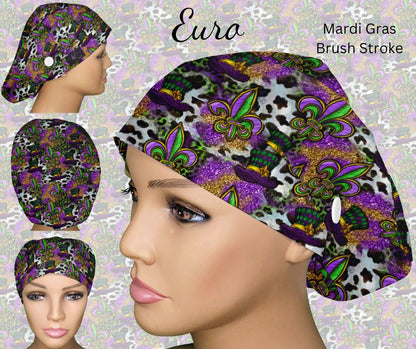 Mardi Gras Brush Strokes