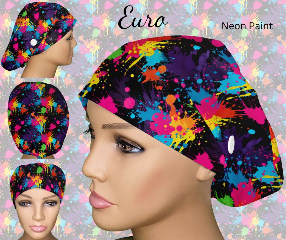 Neon Paint Splatter