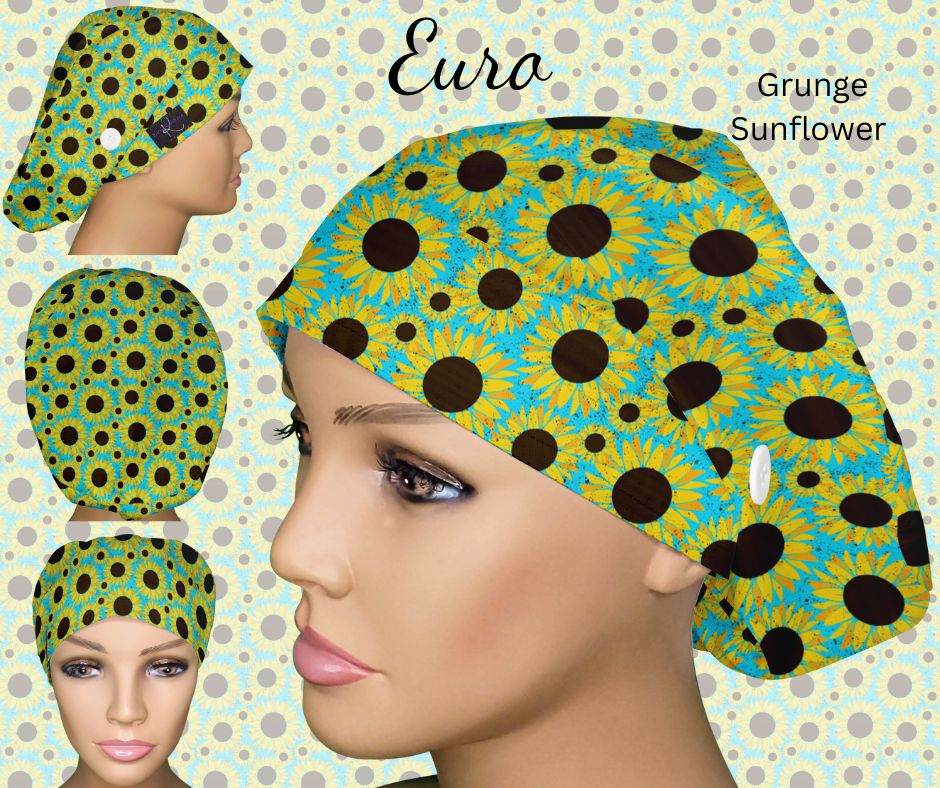 Grunge Sunflowers