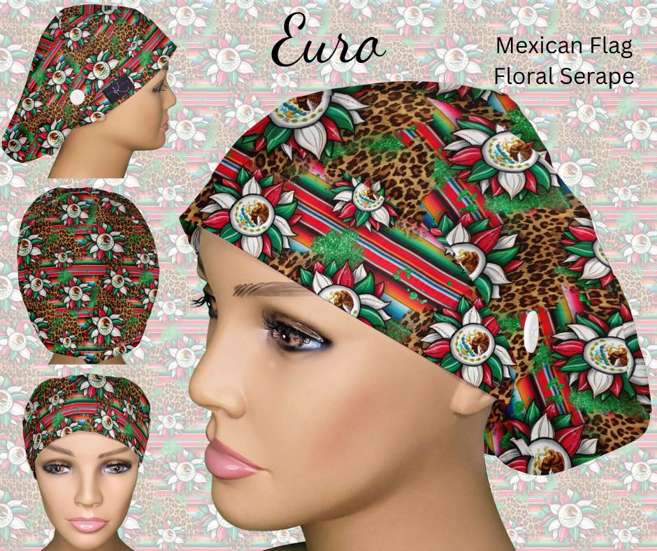 Mexican Floral Serape Flag