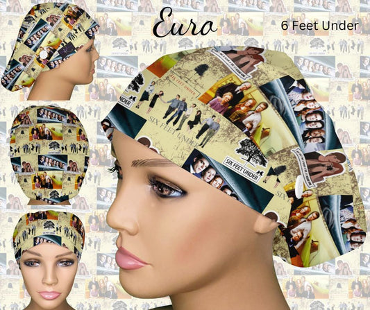 6 Feet Under Euro Scrub Cap