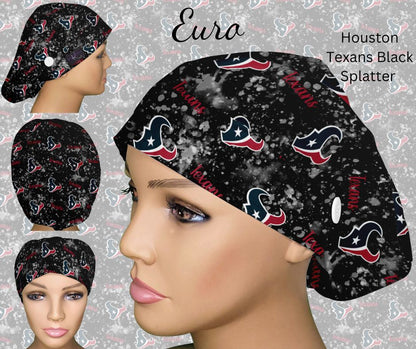 Houston Texans Black Splatter