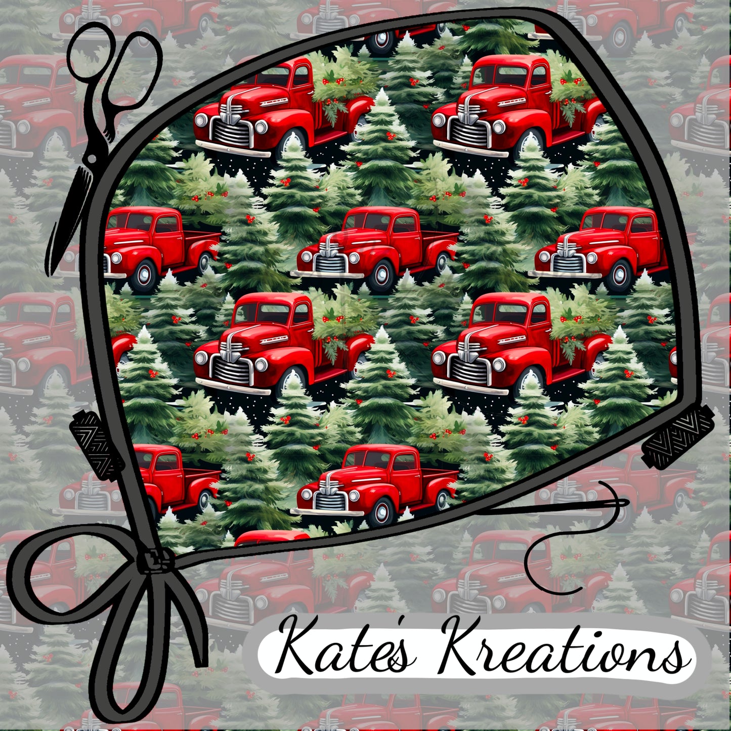 Red Christmas Trucks