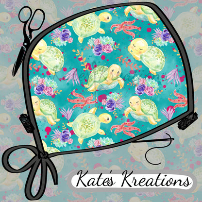 Cute Sea Turtle Low-Tie Surgeon Scrub Cap