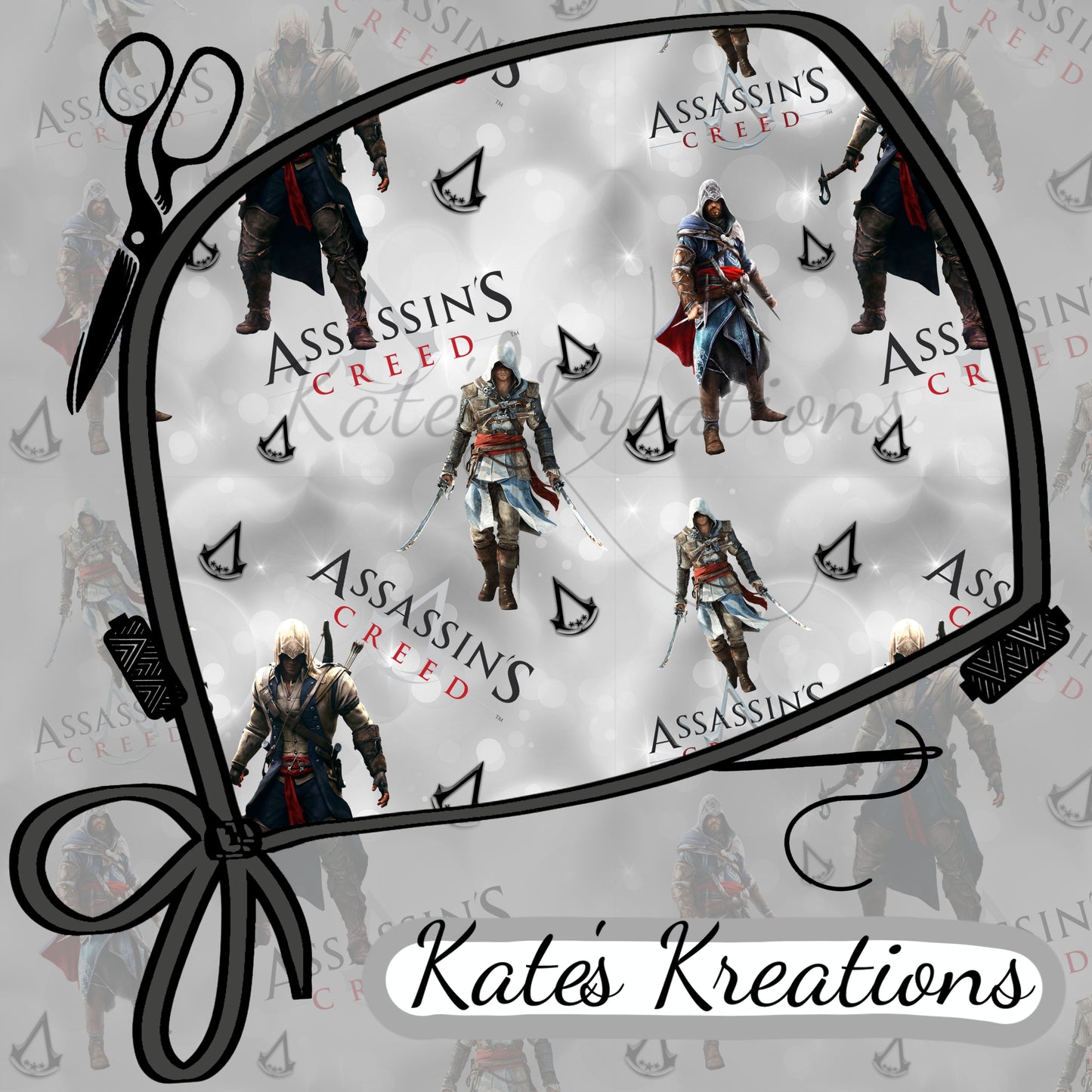 Assassins Creed Low-Tie Surgeon Scrub Cap