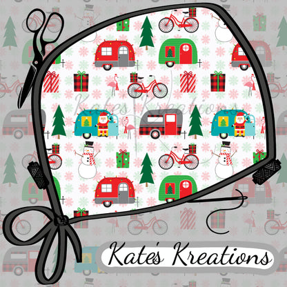 Christmas Camper Surgeon Scrub Cap