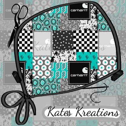 Turquoise Lover Patch Work